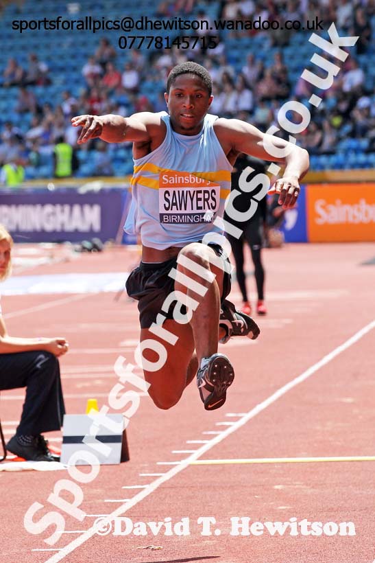 Mens triple jump, Sainsbury's British Champs, Alexander Stadium, Birmingham. Photo: David T. Hewitson/Sprts for All Pics